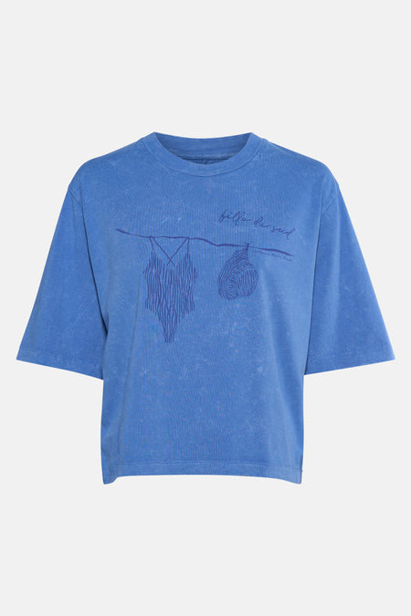 T-shirt met korte mouwen - Blauw