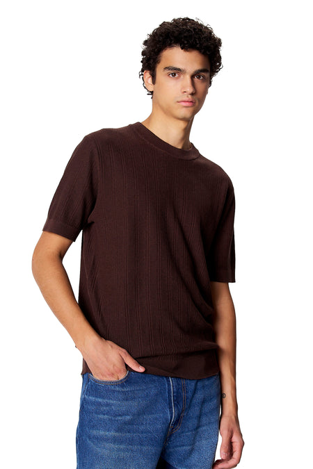 T-shirt met korte mouwen - bruin
