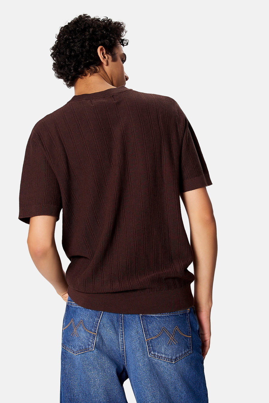 T-shirt met korte mouwen - bruin