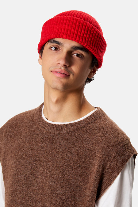 Pull zonder mouwen - bruin