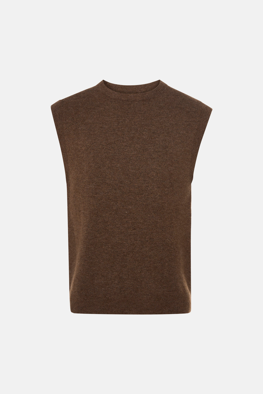 Pull sans manches - brun