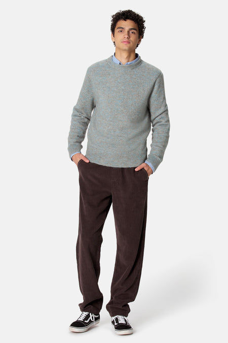 Pull col O - bleu