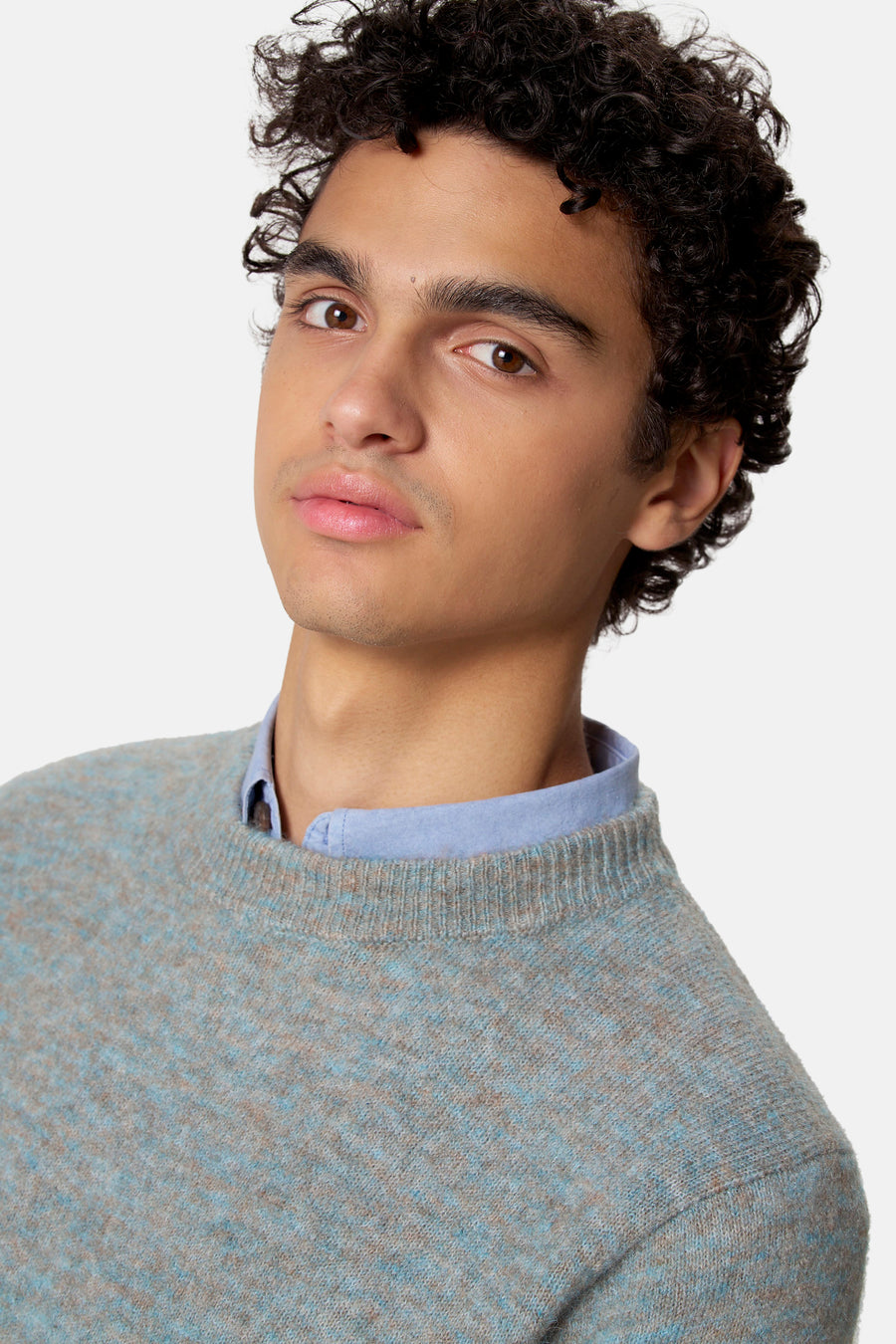 Pull O-hals - blauw