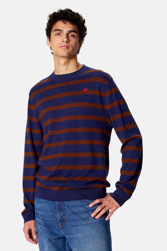 Pull O-hals - blauw