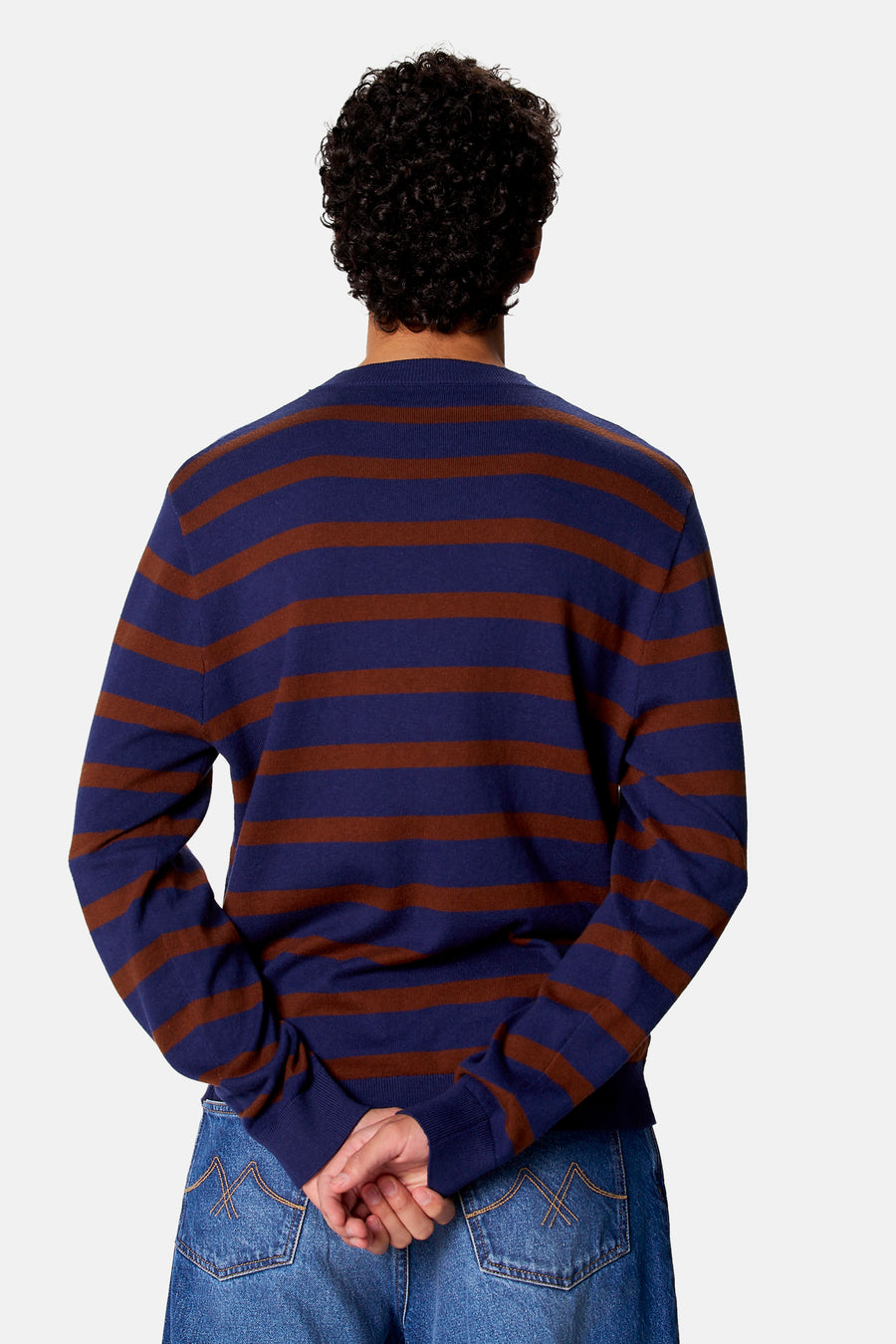 Pull O-hals - blauw