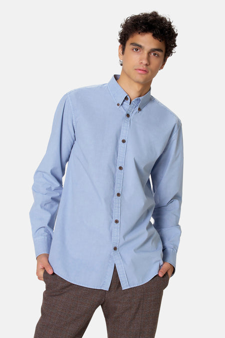 Hemd (lange mouwen) blauw - Le Fabuleux Marcel de Bruxelles
