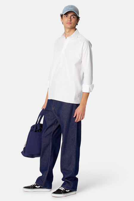 Chemise à manches longues - blanc