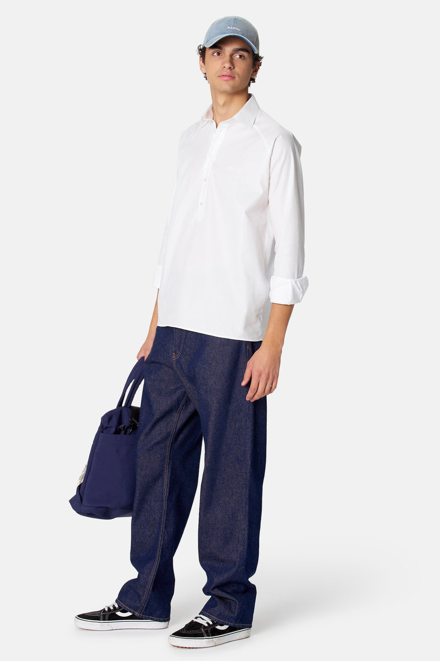 Chemise à manches longues - blanc