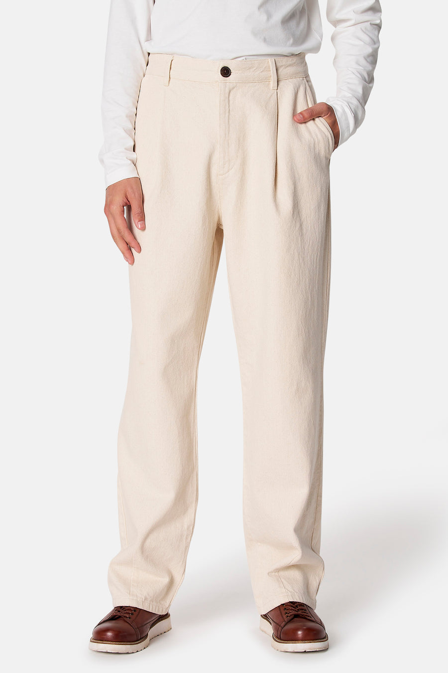Broek - beige