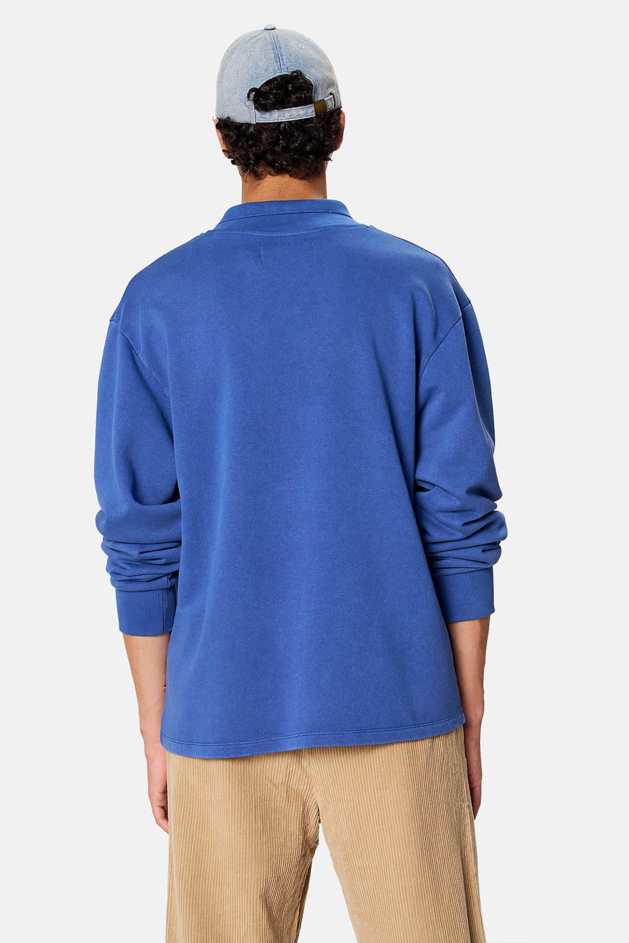 Sweater met rolkraag - blauw