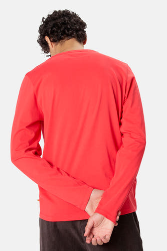T-shirt met lange mouwen - rood