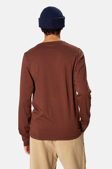 T-shirt met lange mouwen - bruin