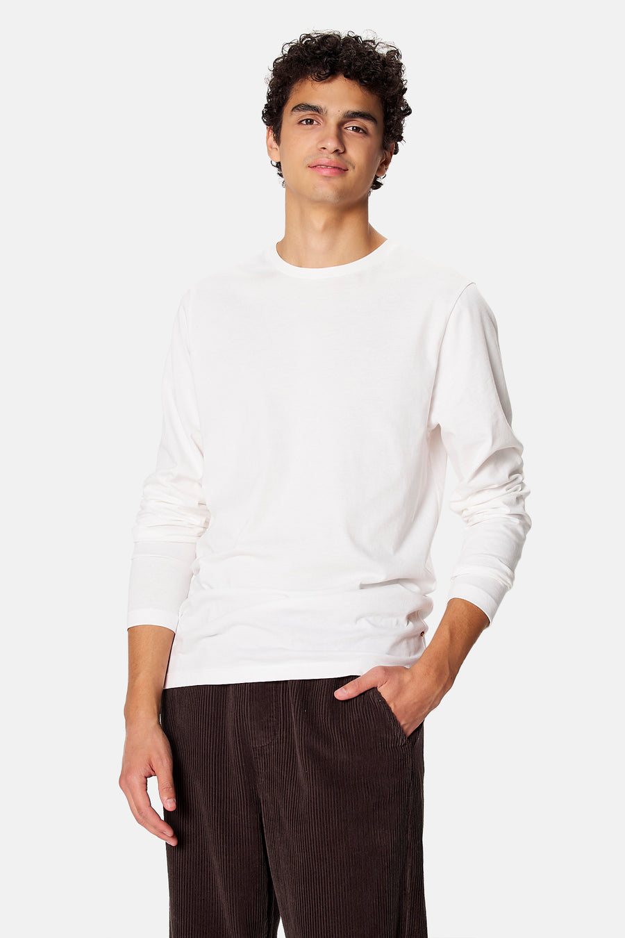 T-shirt met lange mouwen - wit