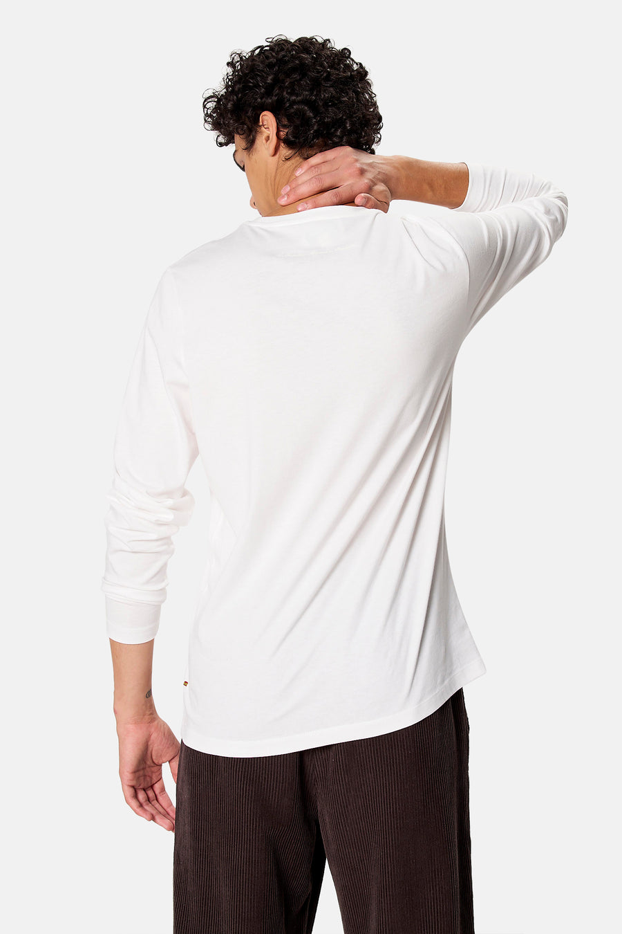 T-shirt met lange mouwen - wit