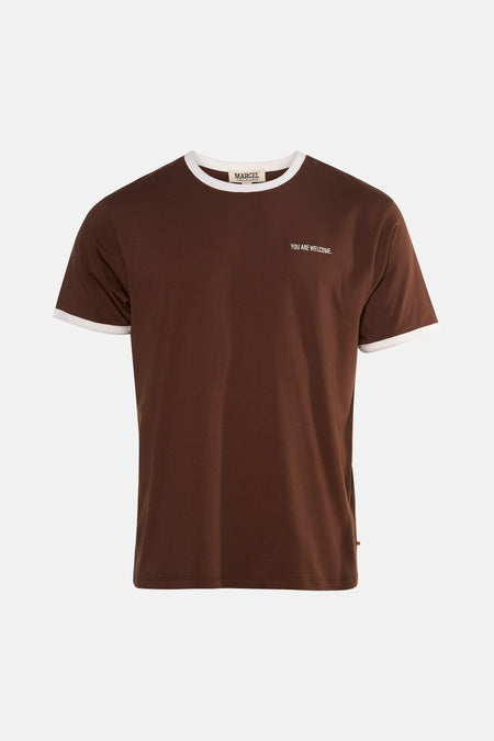 T-shirt à manches courtes - brun