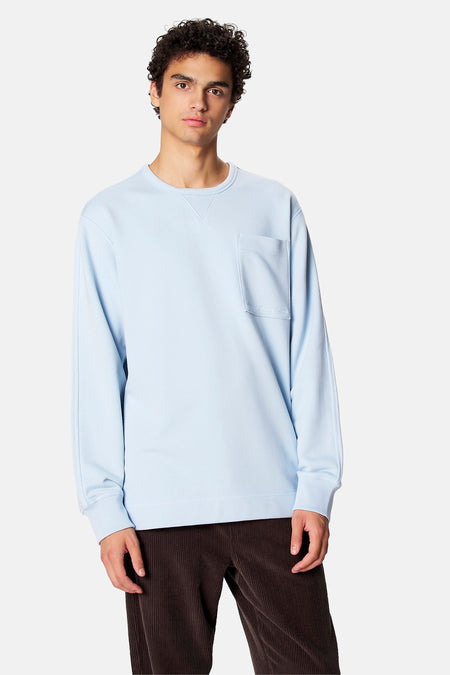 Sweater O-hals - blauw