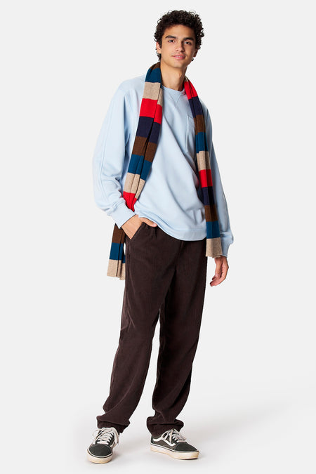 Sweater O-hals - blauw