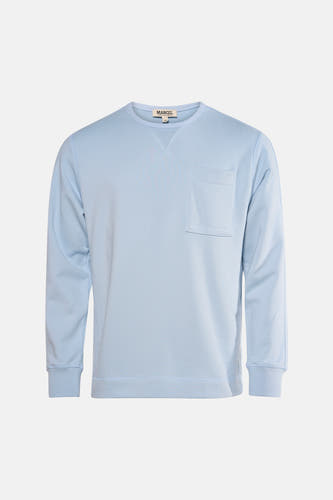 Sweater O-hals - blauw