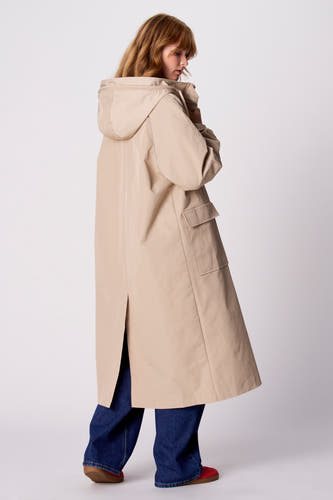 Lange jas - beige