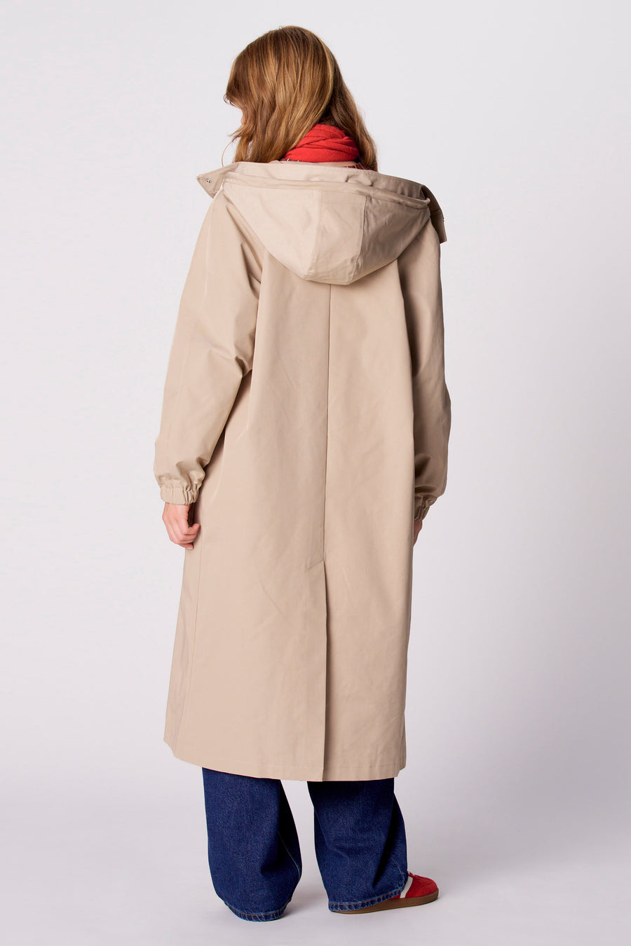 Lange jas - beige