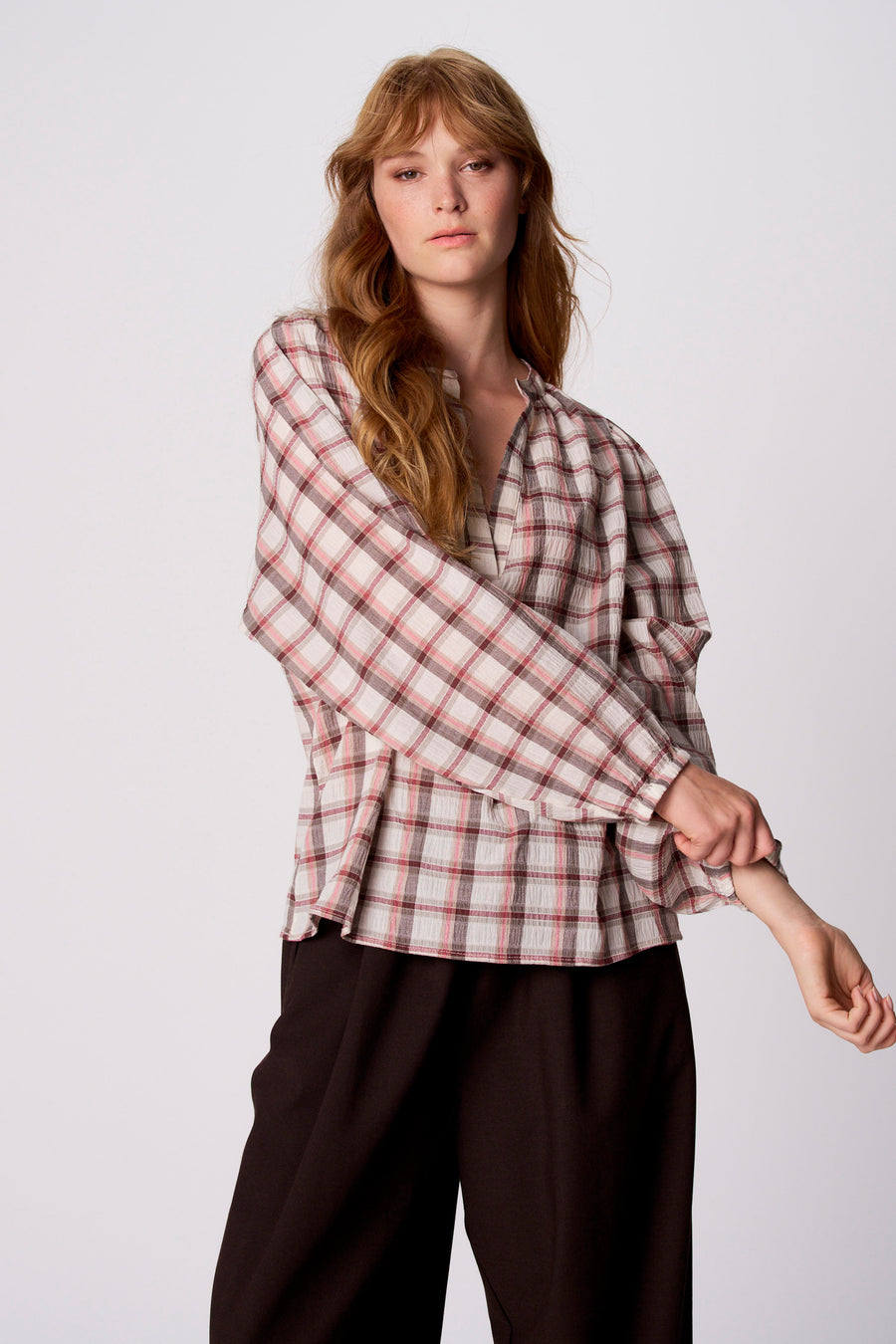 Blouse met lange mouwen - multicolor