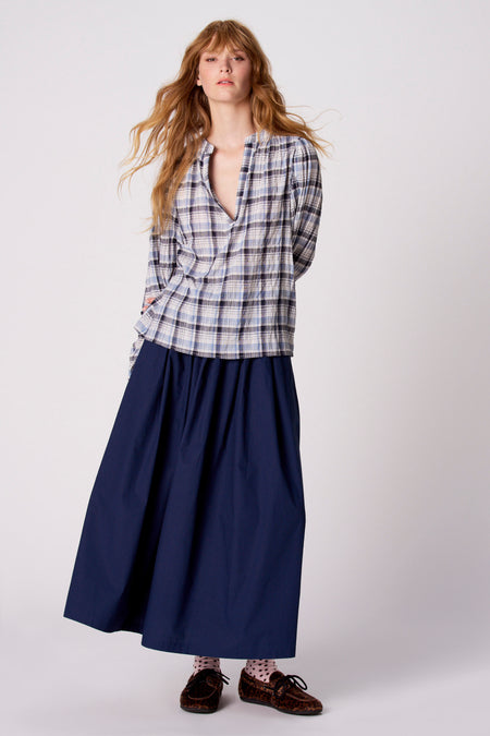 Blouse à manches longues - multicolore