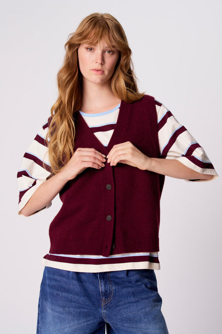 Gilet - paars