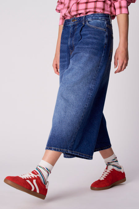 LE KET - dark blue denim