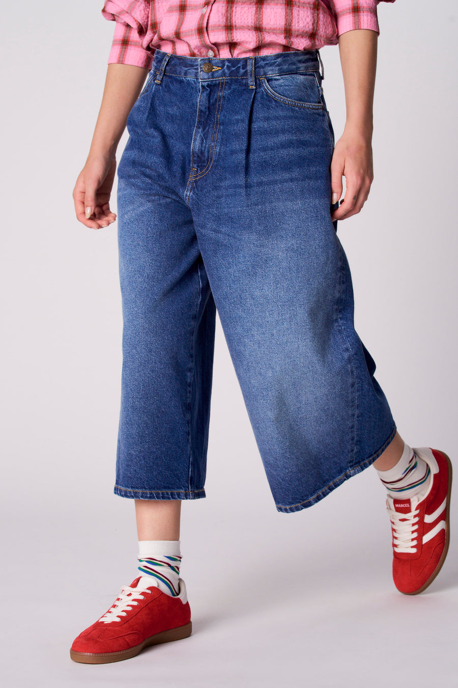 LE KET - dark blue denim