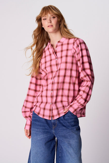 Hemd met lange mouwen - Roze