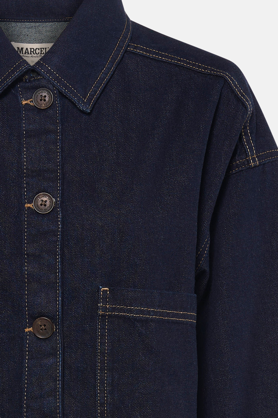 Jassen dark blue denim - Le Fabuleux Marcel de Bruxelles