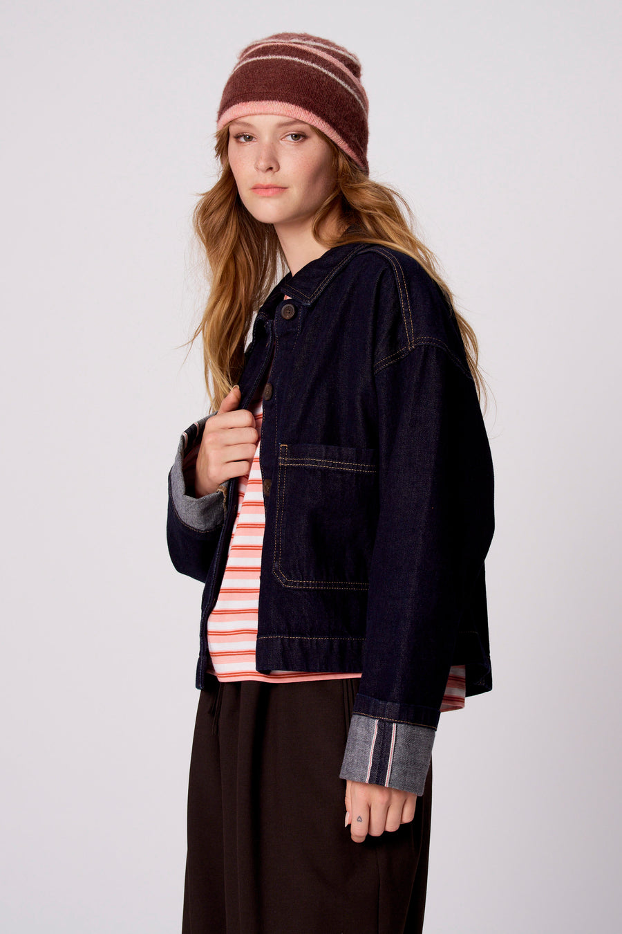 Jas - dark blue denim