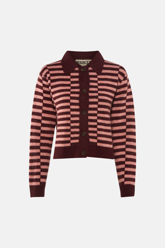 Pull col O multicolore - Le Fabuleux Marcel de Bruxelles