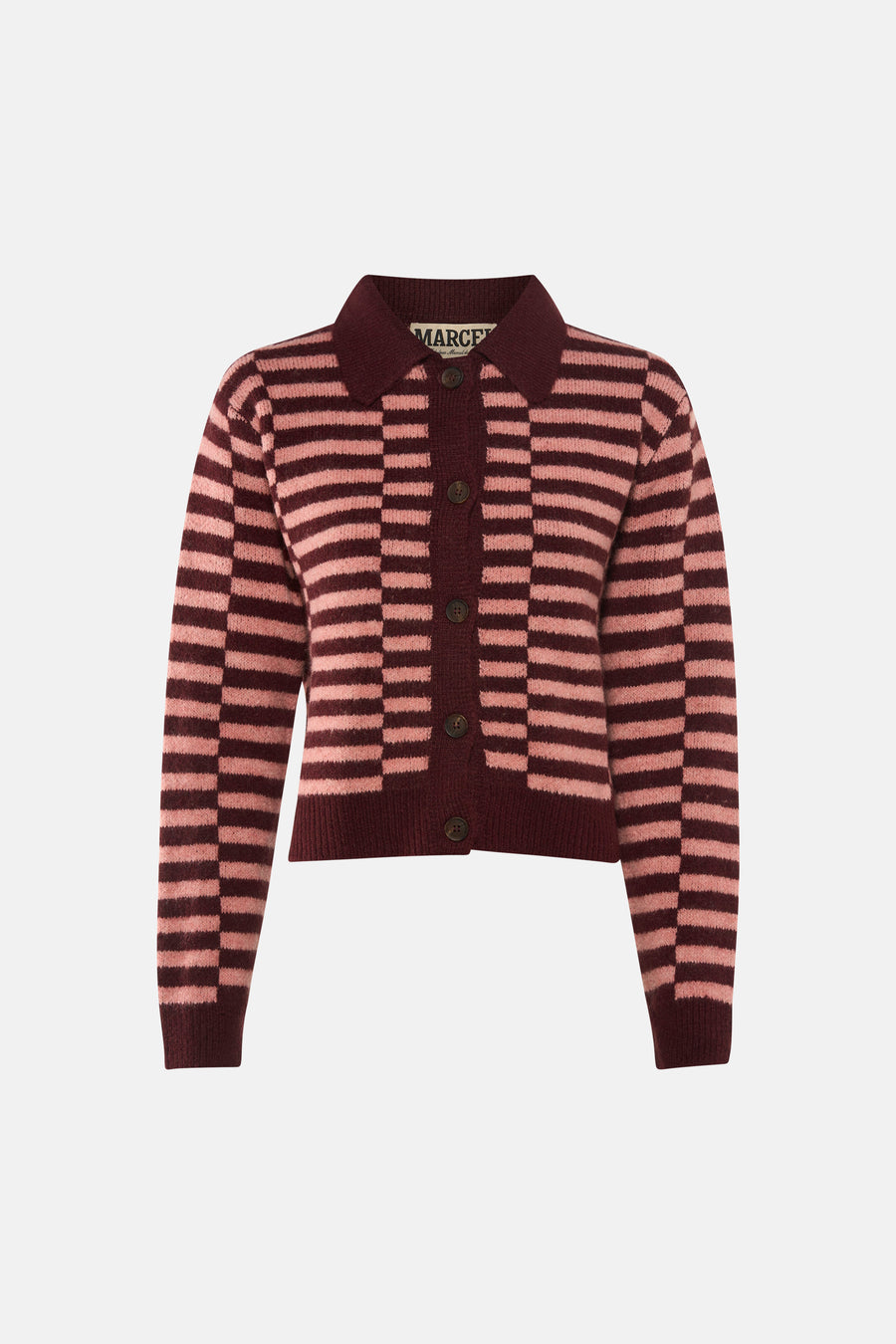 Pull col O multicolore - Le Fabuleux Marcel de Bruxelles