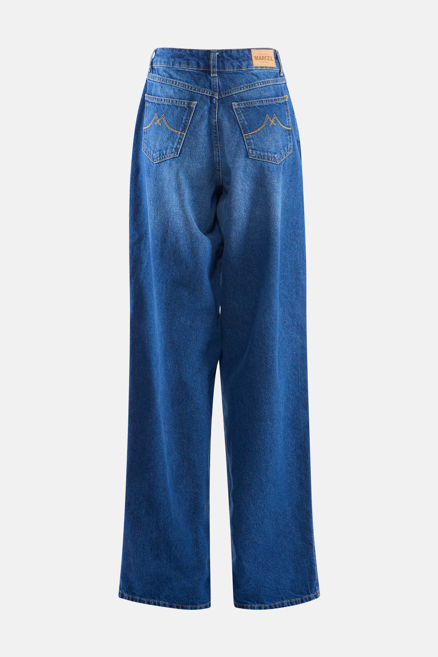 Jeans wide mid blue denim - Le Fabuleux Marcel de Bruxelles