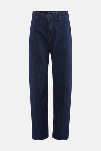 Jean slim fit bleu foncé de Le Fabuleux Marcel de Bruxelles, avec une texture denim unie.