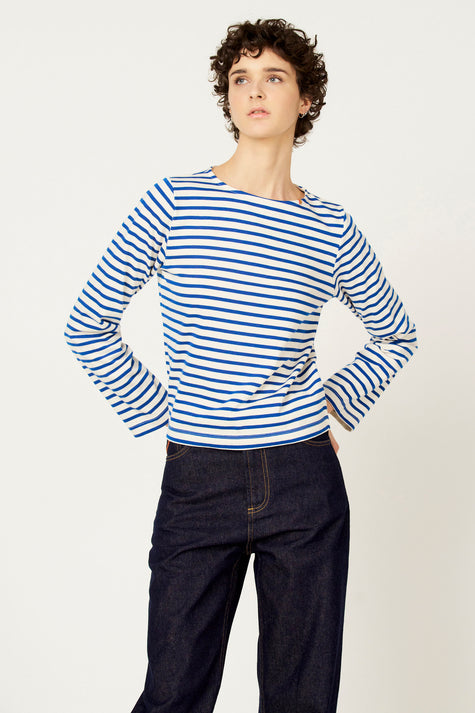 T-shirt met lange mouwen - Blauw