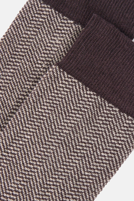 Chaussettes - brun