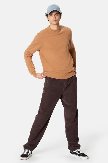 Pull col O - beige