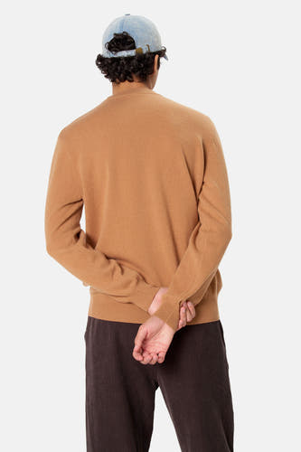Pull O-hals - beige