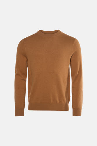 Pull O-hals - beige