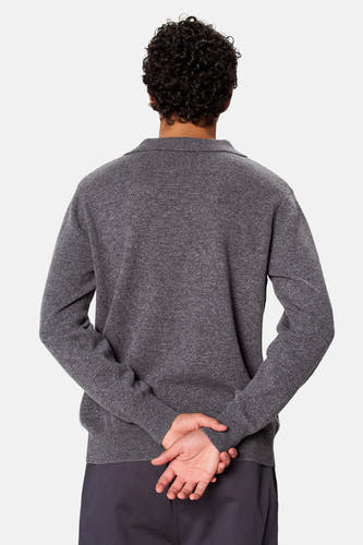 Pull V-hals - grijs