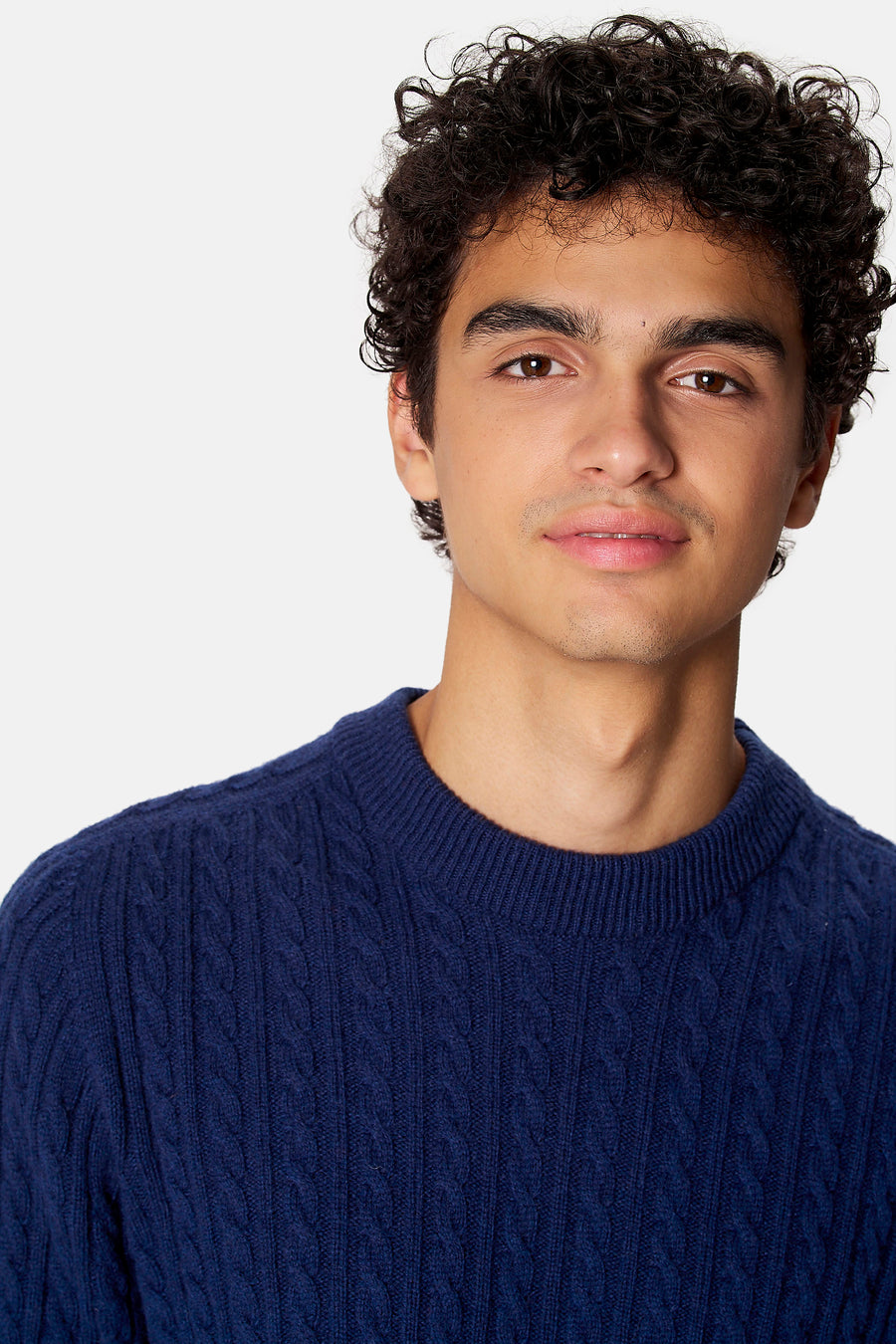 Pull O-hals - blauw
