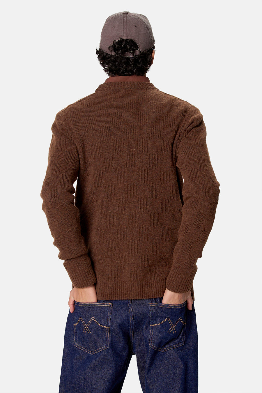 Pull O-hals - bruin