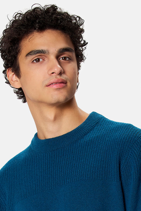 Pull O-hals - blauw