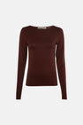 T-shirt met lange mouwen - bruin