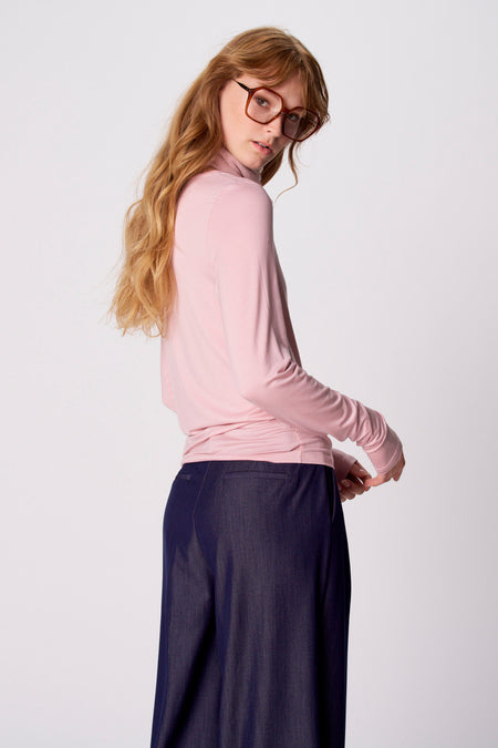 T-shirt met lange mouwen - roze