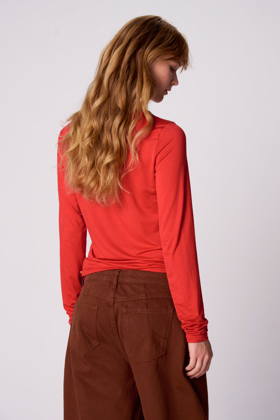 T-shirt à manches longues - rouge