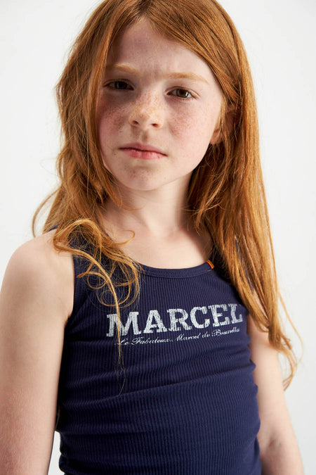 Tanktop Blauw - Le Fabuleux Marcel de Bruxelles