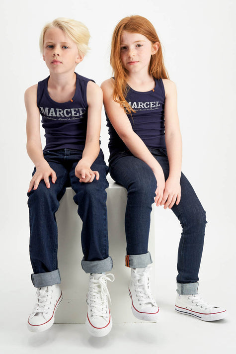 Tanktop Blauw - Le Fabuleux Marcel de Bruxelles